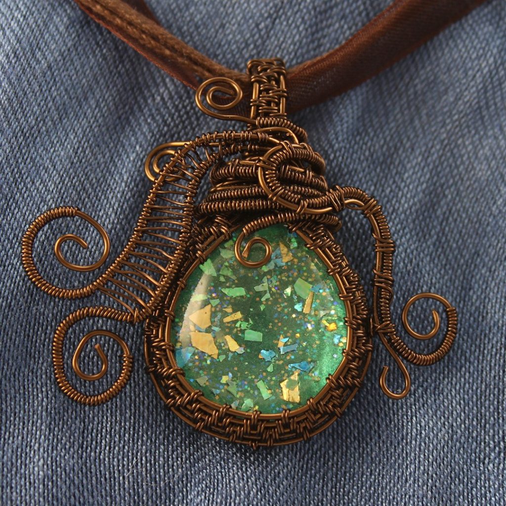 Green and Yellow Flecks
